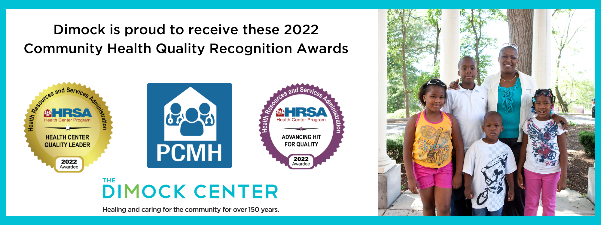 Dimock awarded 3 Community Health Quality Recognition Awards